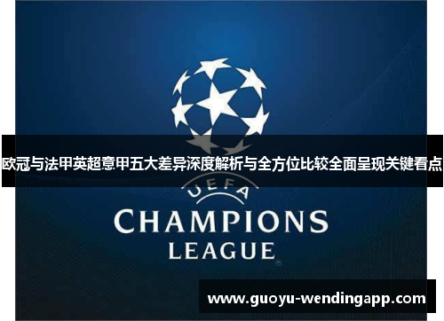欧冠与法甲英超意甲五大差异深度解析与全方位比较全面呈现关键看点